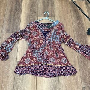 Long sleeve blouse